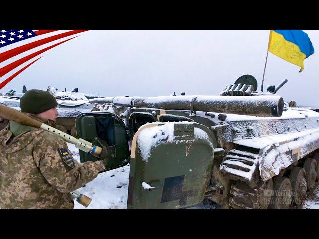 Inside Look: Ukraine's BMP-1 vs. 100x More Comfortable M2 Bradley