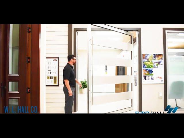 W. L. Hall Company Euro-Wall Pivot Door System