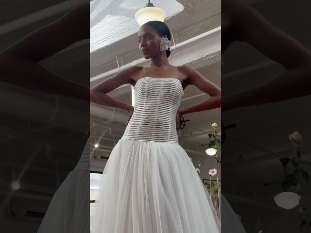 Francesca Miranda wedding gown 2025 fall collection video by me from nybfw