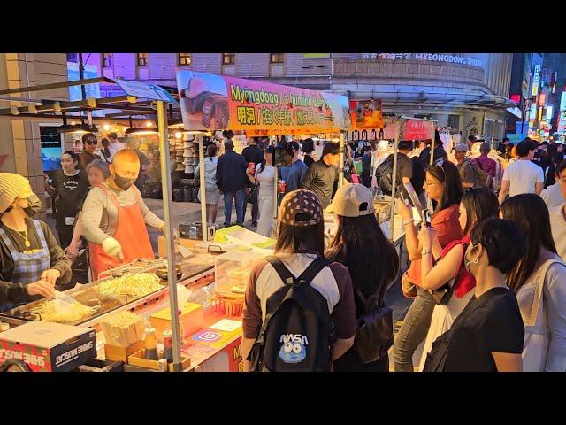 Seoul KOREA - Myeongdong Shopping Street 2024 [Travel Vlog]