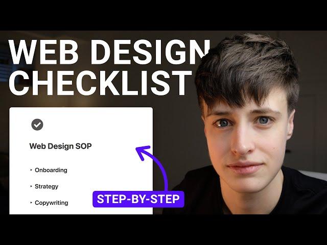 Complete Web Design Checklist (SOP) - Start to Finish