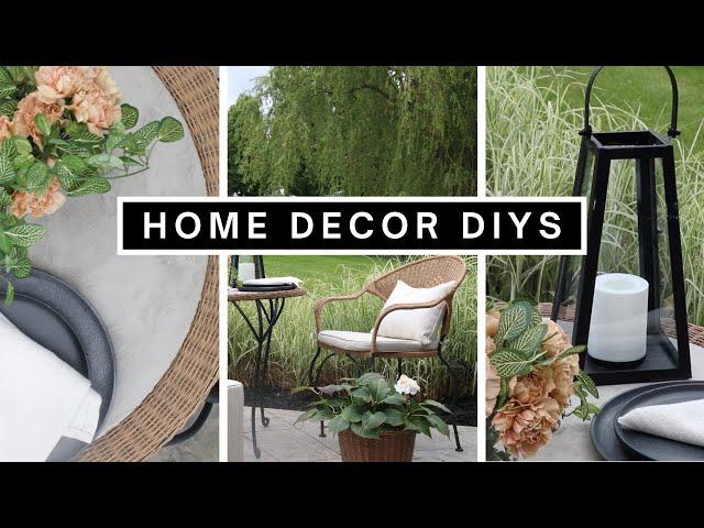 DIY HIGH END HOME DECOR THRIFTED DUPES | THE LOOK FOR LESS