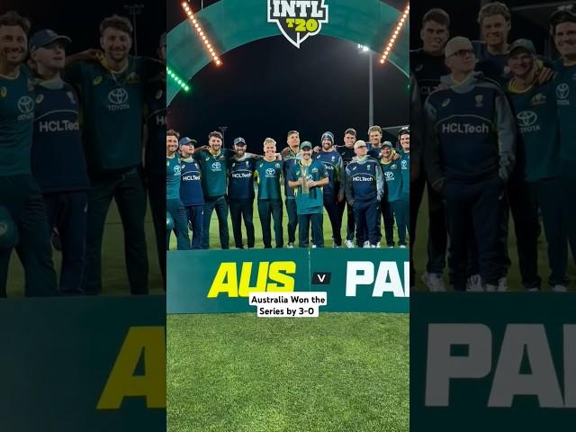 Australia Won the Series by 3-0