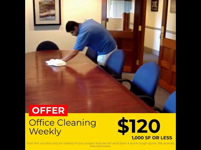 Office Cleaning Weekly - OFFER | Starts at $120