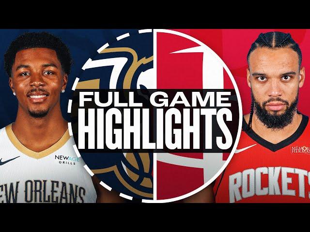 PELICANS at ROCKETS | FULL GAME HIGHLIGHTS | December 19, 2024