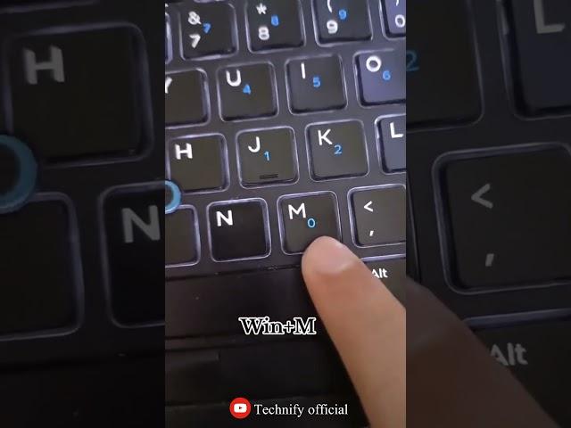 How to minimize any program or tab #PC #tricks #technifyofficial