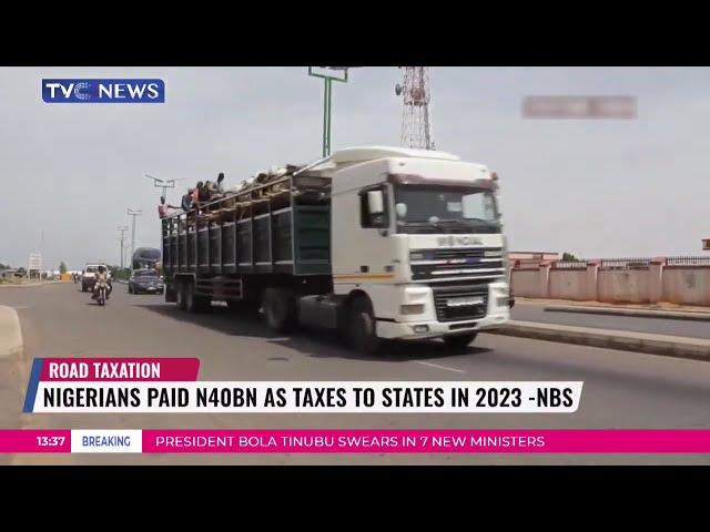 Nigerians Paid N40BN As Taxes To States In 2023 - NBS