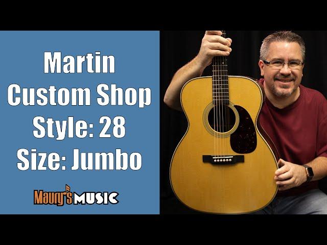 Martin Custom Shop - Style 28 Jumbo at MaurysMusic.com