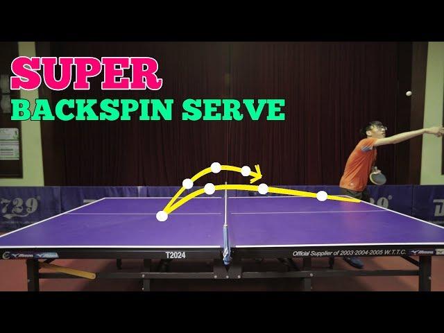 Learning Incredible Ghost Serve (Super Backspin) | MLFM Table Tennis Tutorial