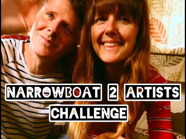 Narrowboat artists, its a challenge | Narrowboat dwelling artists #art   #boatlife  #narrowboat