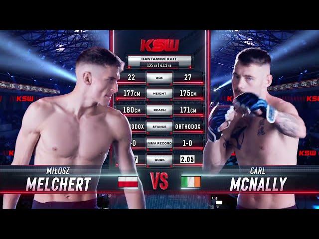 KSW Free Fight: Carl McNally vs. Milosz Melchert