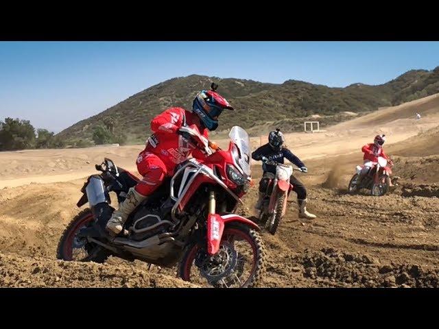 Johnny Campbell Takes On SoCal’s Toughest MX track on the Africa Twin