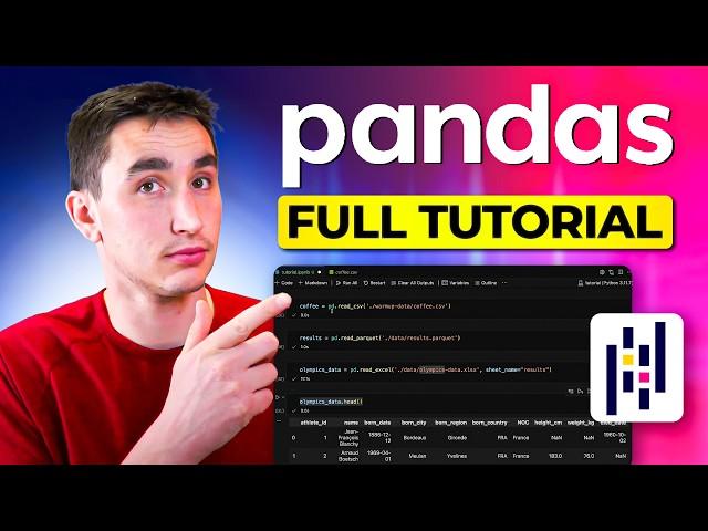 Complete Python Pandas Data Science Tutorial! (2024 Updated Edition)