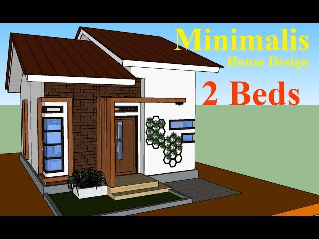 Minimalist House Design 5x7 Meter And Animation Construction