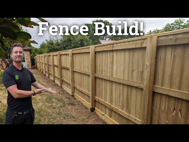 STUNNING GARDEN TRANSFORMATION | Fence Build Project