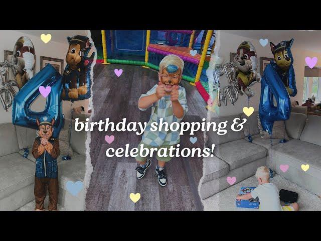 SET UP FOR MY SON'S 4TH BIRTHDAY | ZARA BOYS HAUL