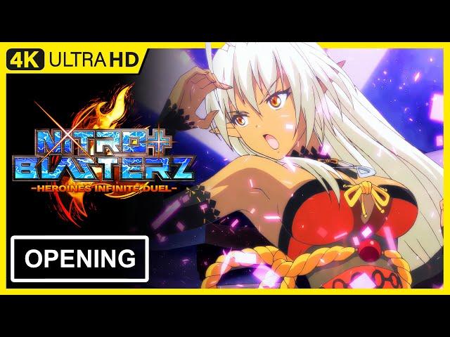 Nitroplus Blasterz: Heroines Infinite Duel Opening | Arcade | 4K 60FPS Remastered