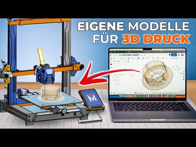 CAD für 3D Drucker | Als ANFÄNGER einfach lernen! (Onshape Tutorial)