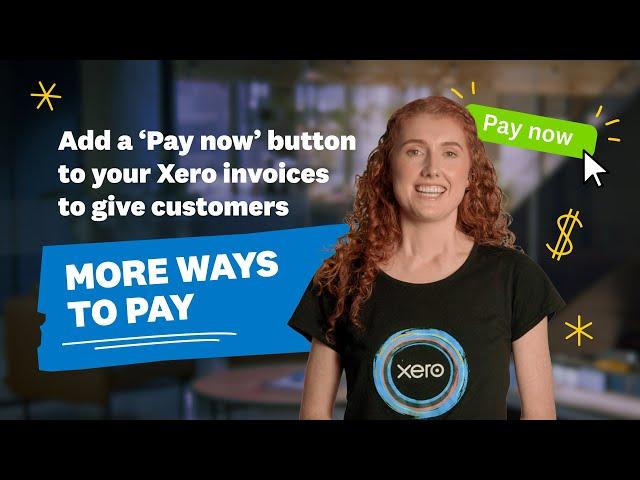 Get paid up to twice as fast with Xero’s online invoice payments