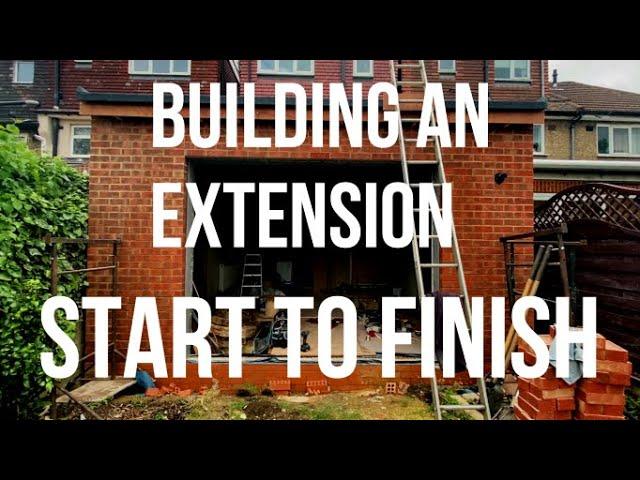 Building a House Extension - START TO FINISH - Watch the full construction - All 11 Parts