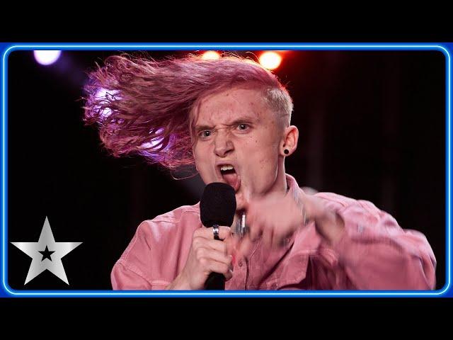 Charlie Lewton performs SCREAMO version of Alesha Dixon hit | Auditions | BGT 2024