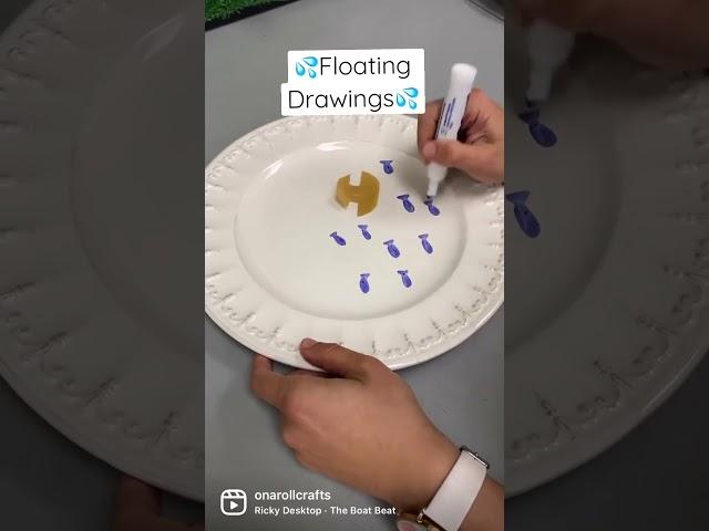 Floating Noa’s Ark Drawings Science Experiment!  - with Dry Erase Markers!