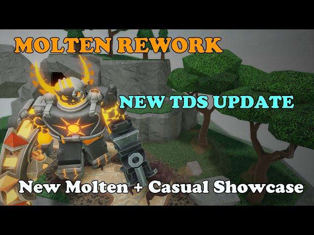 NEW Molten REWORK + Casual Gamemode UPDATE! ||Tower Defense Simulator