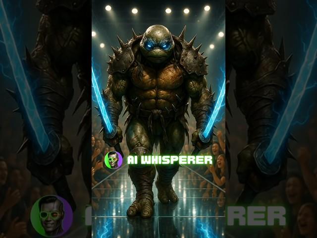 Ninja Turtles Turn EVIL in This AI Horror Reimagining!  #ninjaturtles #aishorts