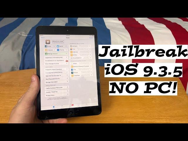 How To Jailbreak iOS 9.3.5 NO PC 2024!