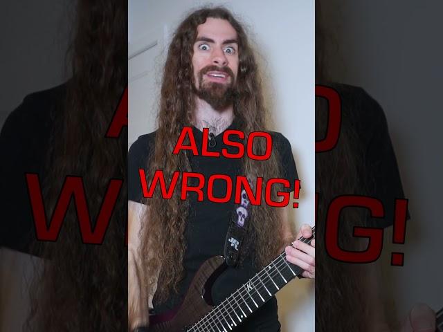 You play the THUNDERSTRUCK riff wrong!  #acdc