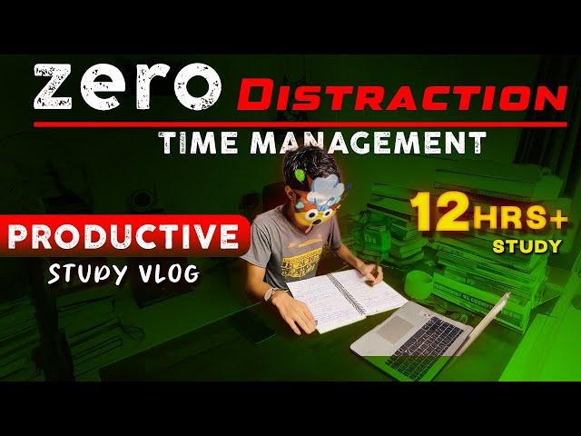 *4 Realistic* ways I use to MANAGE MY TIME & Study with *With ZERO DISTRACTION*