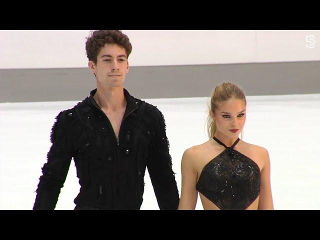 Danza rítmica de Sofía Val & Asaf Kazimov en el ISU Challenger Nebelhorn Trophy 2024