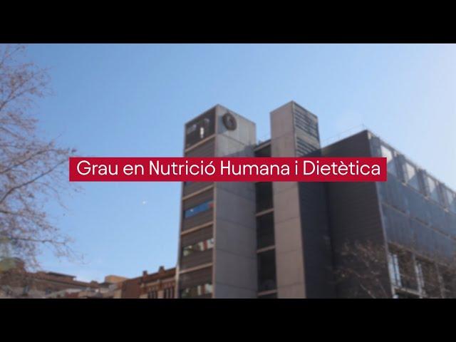 Grau en Nutrició Humana i Dietètica Blanquerna - Universitat Ramon Llull