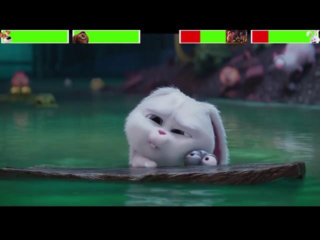 The Secret Life of Pets Sewer Chase with healthbars (Edited by @GabrielD2002 )