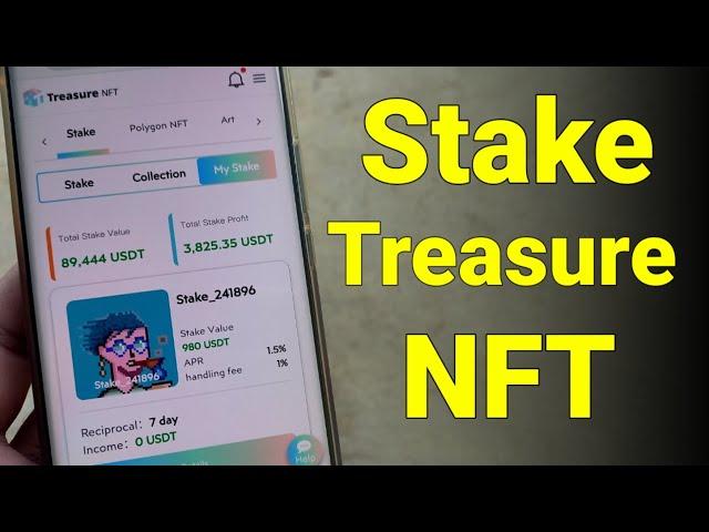 StakeTreasure NFT | How To Stake Treasure NFT | Treasure NFT Kaise Stake Kare