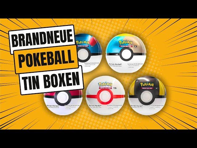 WAHNSINN Überraschung mit den NEUEN Pokeball Herbst 2024 TIN BOXEN | Pokémon Karten Opening