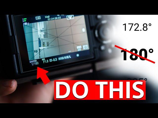 YOUR Shutter Speed is WRONG in Video