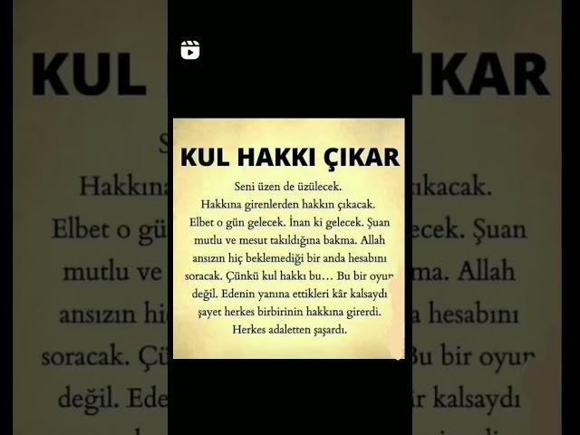 KUL HAKKI ÇIKAR #shorts #shortvideo #keşfet