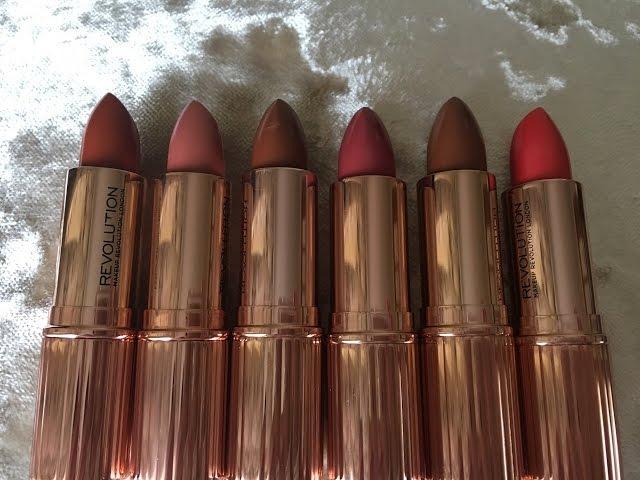 Makeup Revolution Renaissance Lipsticks