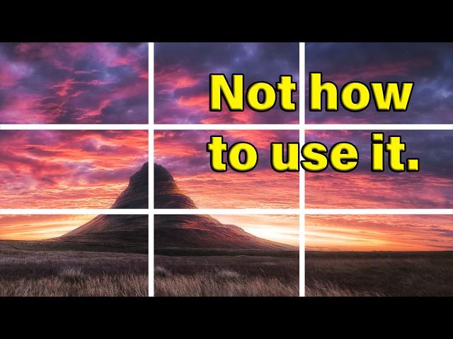 STOP using the RULE OF THIRDS