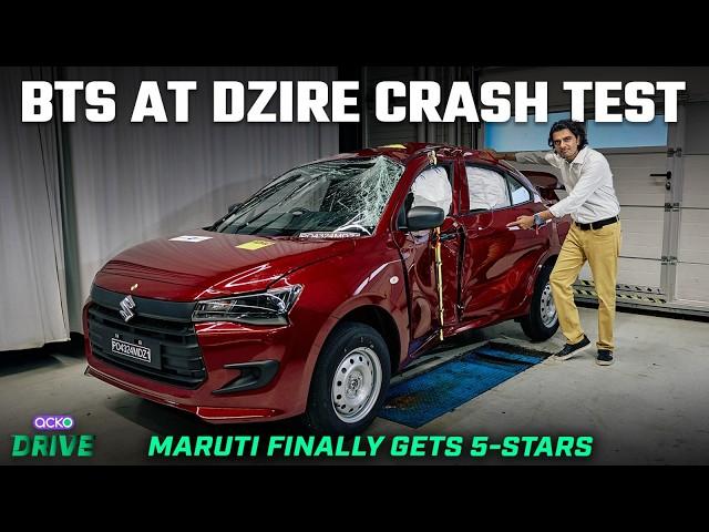 Historic 5 Stars For Maruti Dzire At Global NCAP