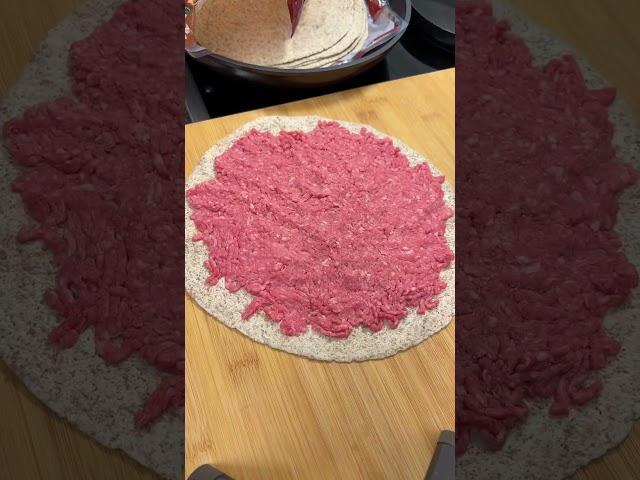 Hackfleisch Wrap mit Joghurt Sauce #wrap #easyrecipe #miluvica #tortilla