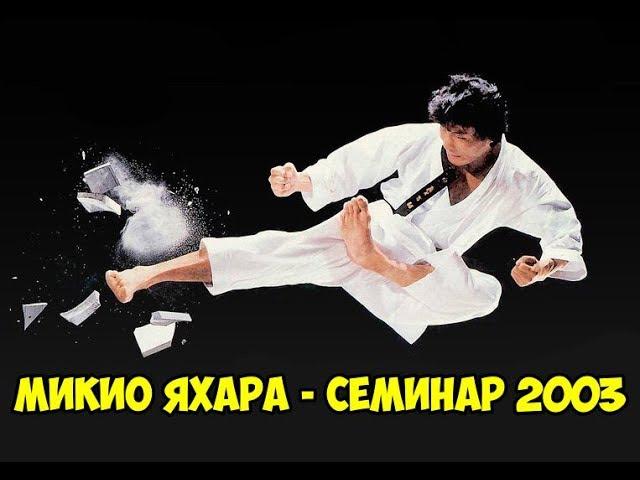 1-й международный семинар по каратэномичи Микио Яхары - 2 | Mikio Yahara seminar 2003