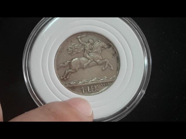 ALBANIA 1 Lek "Alexander the Great on horseback" 1926-1931 | Coin Encyclopedia