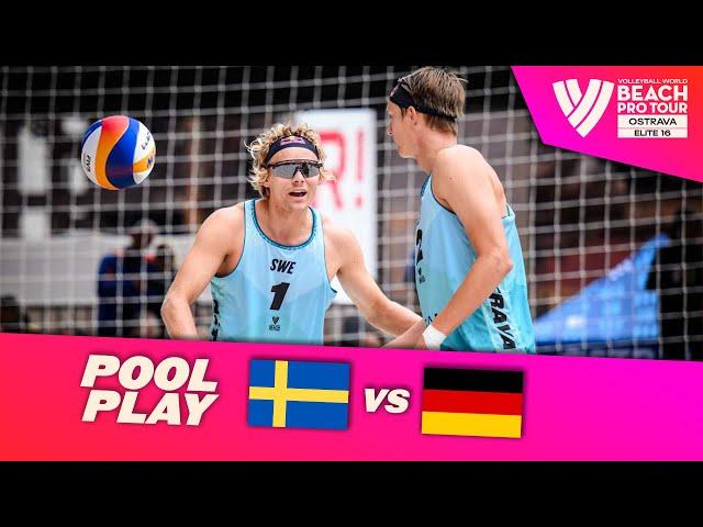 Ahman/Hellvig vs. Just/Huster - Pool Play Highlights | Ostrava 2025 #beachprotour
