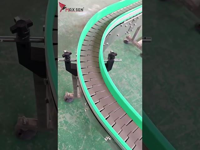 Maxsen 90 ° curved top chain conveyor