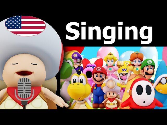 Mario Party 9 〇 All Characters Singing to The Star Spangled Banner