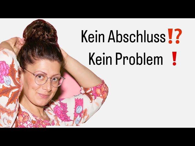 Kein Abschluss⁉️ Kein Problem️– Erfolg durch Mut, Netzwerk & Glück 