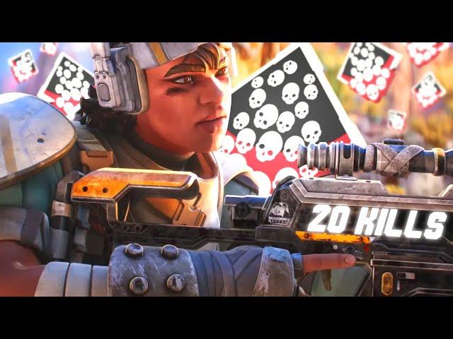 20 KILLS VANTAGE WORLD FIRST 20 BOMB? Apex Legends Gameplay Season 14