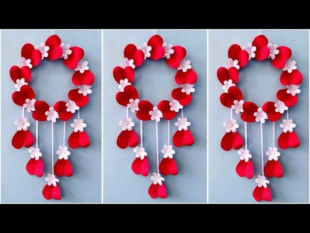 Easy and Quick Paper Wall Hanging Ideas / A4 sheet Wall decor / Cardboard  Reuse /Room Decor DIY